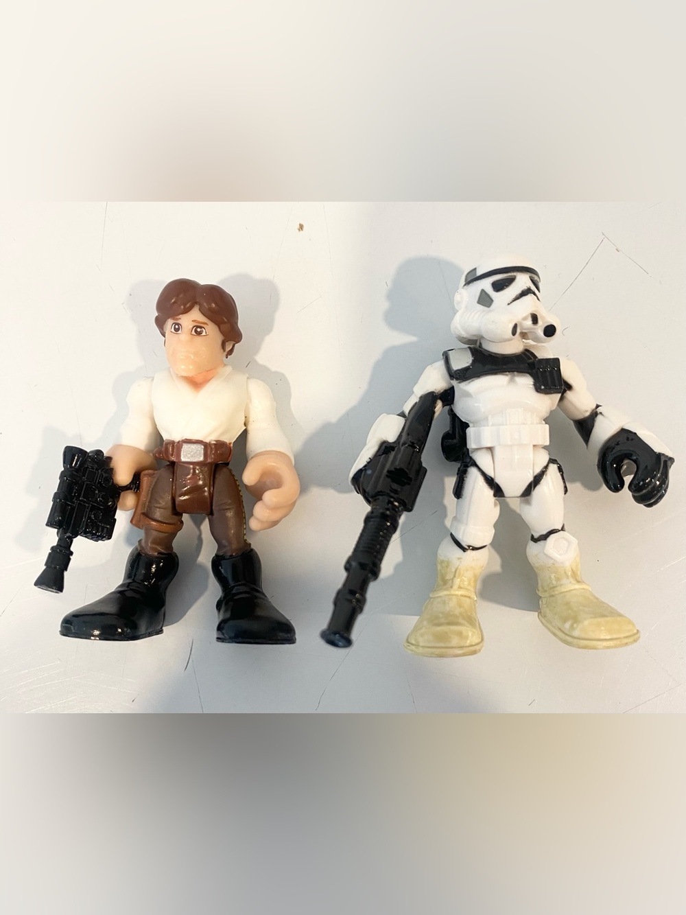 Star Wars Galactic Heroes Figure Lot 6 Dooku Han Solo Obi-Wan Chewbacca - Picture 2 of 7